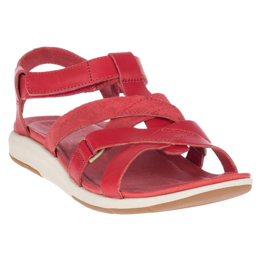 Sandales Merrell Kalari Shaw Strap Rouge Femme | O.Q.GYIO